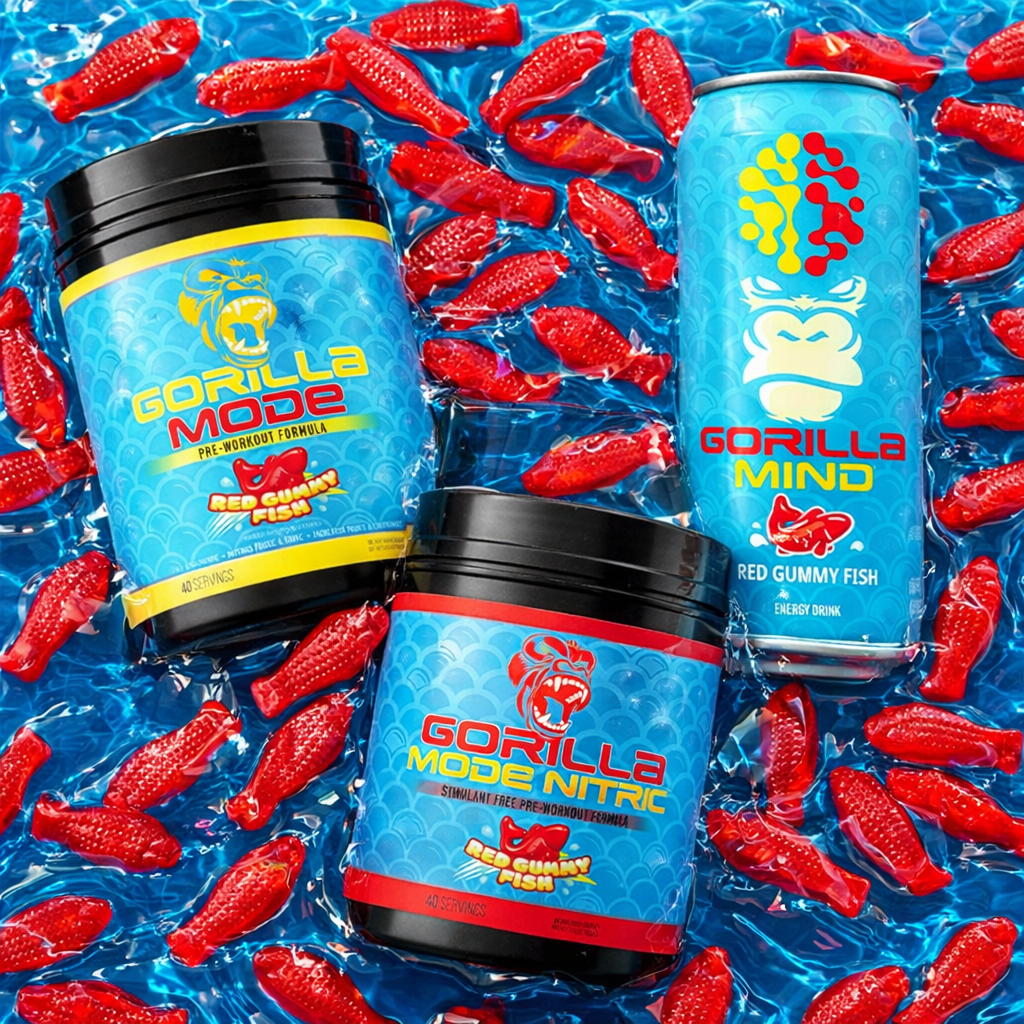 GORILLA MIND "RED GUMMY FISH"